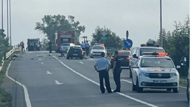 Accident rutier pe drumul județean
