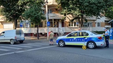 Femeie accidentată pe trecerea de pietoni