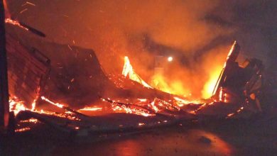 incendiu hală cereale